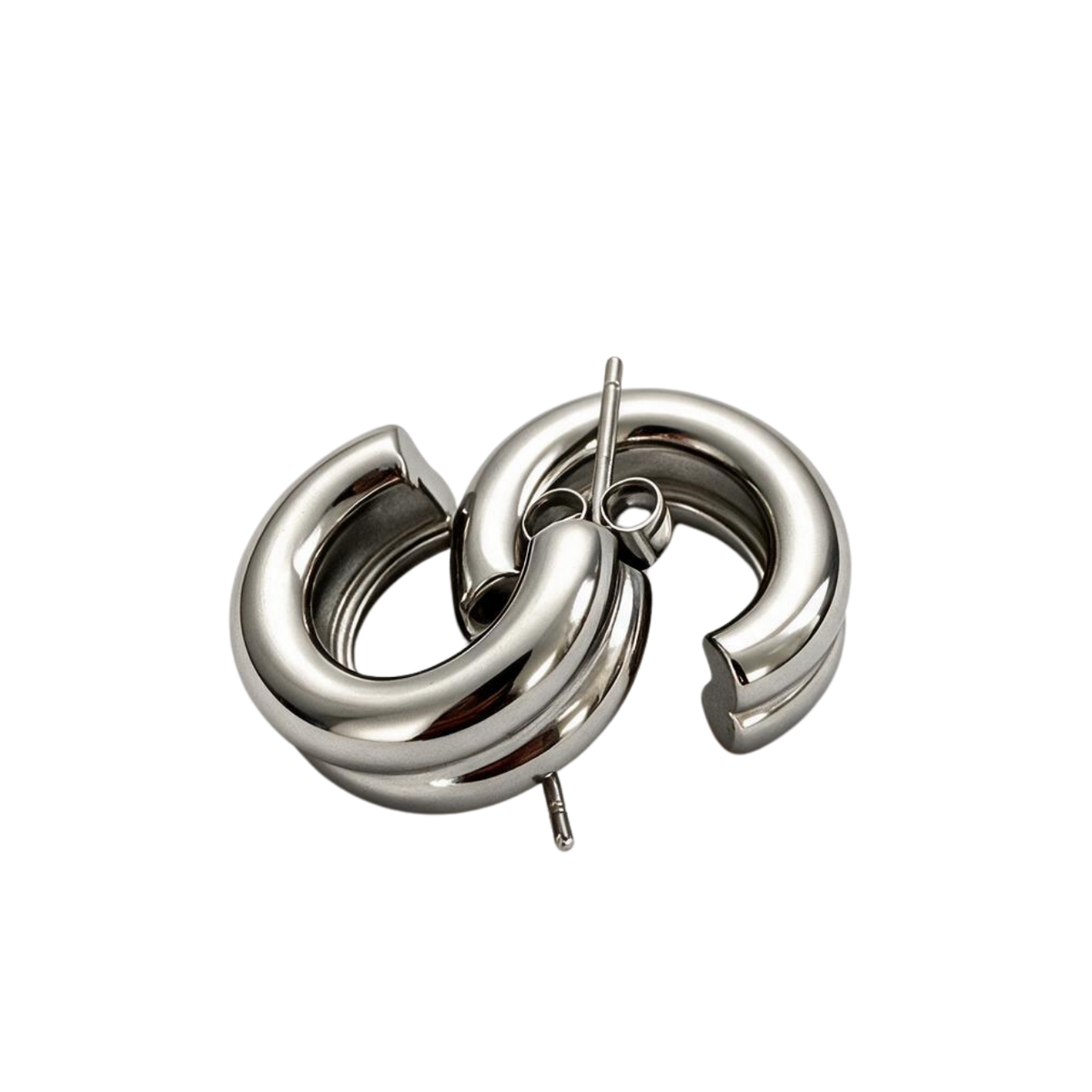 Aretes Plateados Aislyn